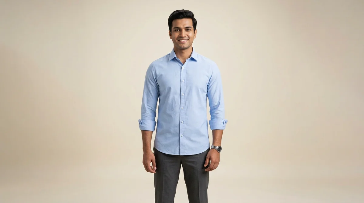 AI-generated Shirt product photography example